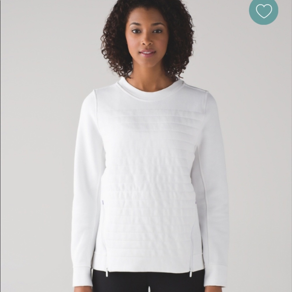 Lululemon Fleece be true crew sweatshirt